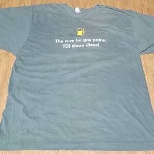 Anvil Green VW TDI diesel T-Shirt Size XL.